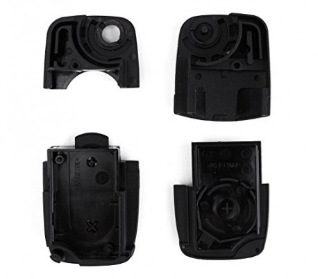Carcasa para llave de coche con control remoto compatible con VOLKSWAGEN (2 botones)