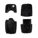 Carcasa para llave de coche con control remoto compatible con VOLKSWAGEN (2 botones)