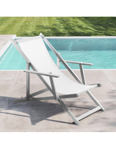 2 sillas plegables Napoli con reposabrazos de...
