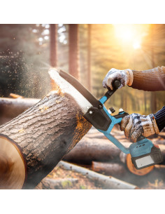 Motosierra eléctrica de 8" con doble batería de 48V y... 2