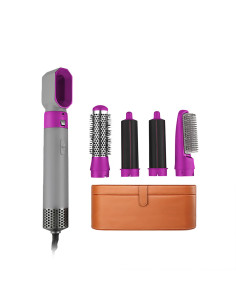 Secador de pelo 5 en 1 con estuche 1000W, 5 accesorios,...