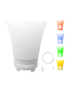 Cubeta para hielo 7l, botellero, RGB, Bluetooth, recargable.