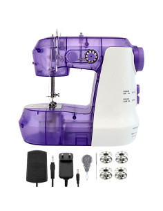 Mini máquina de coser eléctrica portátil de 7.2W con...