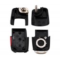 Carcasa para llave de coche con control remoto compatible con VOLKSWAGEN GOLF (4 botones)