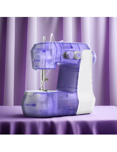Mini máquina de coser eléctrica portátil de 7.2W con... 2