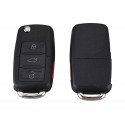 Carcasa para llave de coche con control remoto compatible con VOLKSWAGEN GOLF (4 botones)