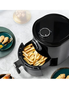 Freidora de Aire de 1000W con Cesta, Capacidad 4.5L y... 2