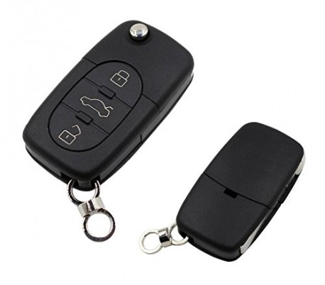 Carcasa para llave de coche con control remoto compatible con VOLKSWAGEN GOLF (3 botones)