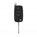 Carcasa para llave de coche con control remoto compatible con VOLKSWAGEN GOLF (3 botones)