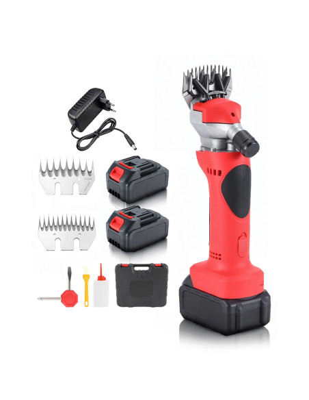 Esquiladora 48V para Ovejas, Doble Batería, Kit y Maletín.