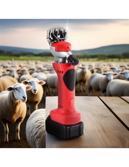 Esquiladora 48V para Ovejas, Doble Batería, Kit y Maletín.