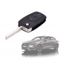 Carcasa para llave de coche con control remoto compatible con AUDI A2 (2 botones)