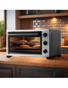 Horno Eléctrico 32L, 1420W, 230°, Timer, Parrilla y Bandeja. 2