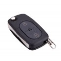 Carcasa para llave de coche con control remoto compatible con AUDI A2 (2 botones)