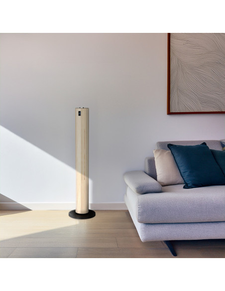 ROWENTA Ventilador Pedestal Ultra Slim, Climatizador con Mando.