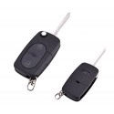 Carcasa para llave de coche con control remoto compatible con AUDI A2 (2 botones)