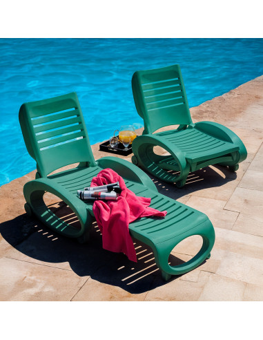 Tumbona GRANDSOLEIL Plegable, Polipropileno...