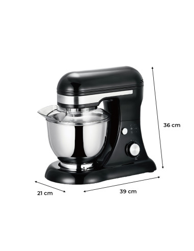 Robot de cocina amasadora planetaria de 600W,...