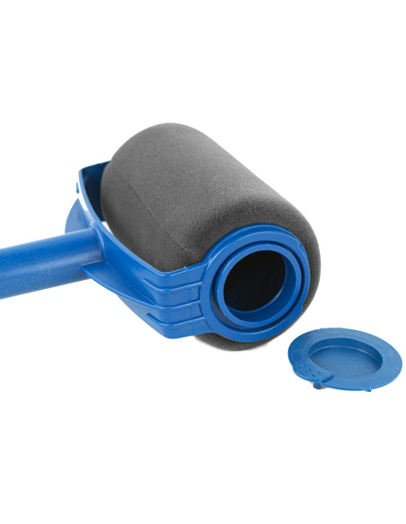 2 Rodillos de Pintura Antigoteo con Depósito Recargable y Mango Extensible