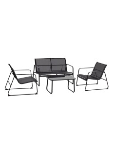Set Jardín Zanzibar NEGRO 4 pzs