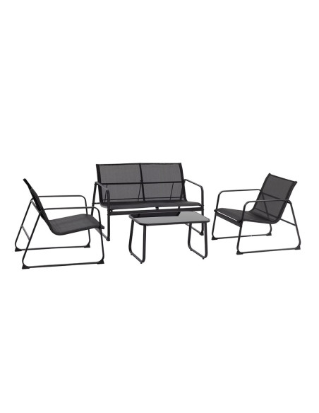 Set Jardín Zanzibar NEGRO 4 pzs