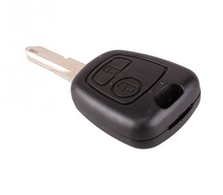 Carcasa para llave de coche con control remoto compatible con CITROEN - PEUGEOT (2 botones)
