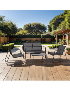 Set Jardín Zanzibar NEGRO 4 pzs 2