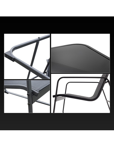 Set Jardín Zanzibar NEGRO 4 pzs