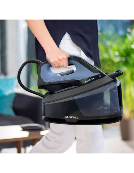 Plancha de Vapor con Caldera 2400W, Capacidad de 1.5lt y Suela de Cerámica.