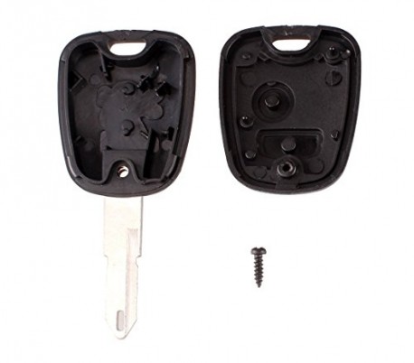 Carcasa para llave de coche con control remoto compatible con CITROEN - PEUGEOT (2 botones)