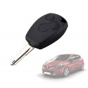 Carcasa para llave de coche con control remoto compatible con RENAULT (3 botones) Carcasa para llave de coche con control remoto compatible con RENAULT (3 botones)