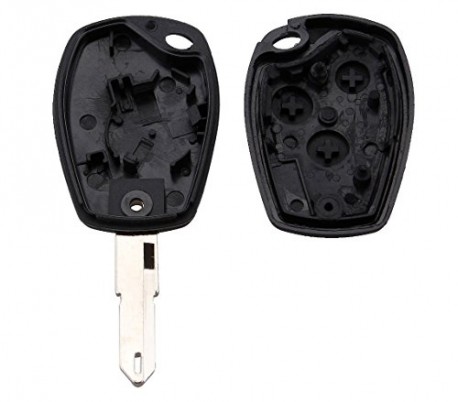 Carcasa para llave de coche con control remoto compatible con RENAULT (3 botones)