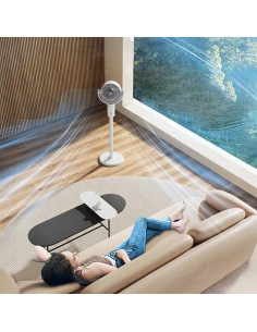 Ventilador 3 en 1 Inalámbrico, Recargable, Ajustable con... 2