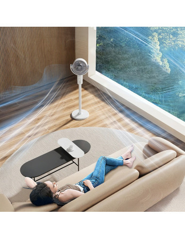 Ventilador 3 en 1 Inalámbrico, Recargable,...