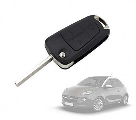 Carcasa para llave de coche con control remoto compatible con OPEL (3 botones)