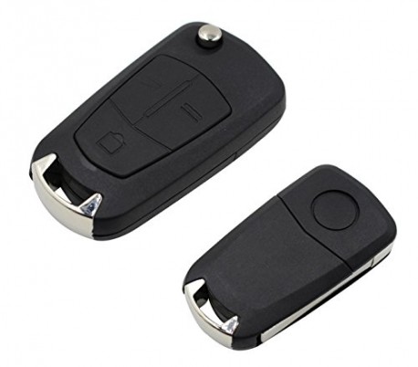 Carcasa para llave de coche con control remoto compatible con OPEL (3 botones)