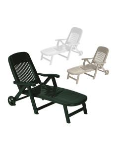 Tumbona CALIFORNIA con Ruedas Traseras Respaldo...