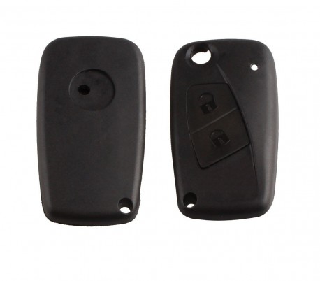 Carcasa para llave de coche con control remoto compatible con FIAT (2 botones)