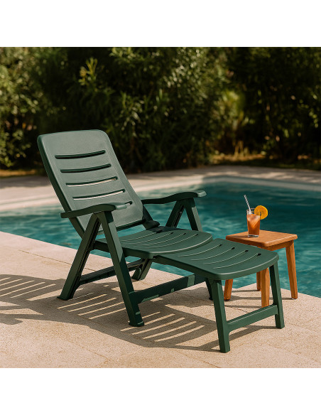 Tumbona QUINTILLA Extensión Respaldo Reclinable Exterior.