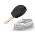 Carcasa para llave de coche con control remoto compatible con TOYOTA COROLLA (2 botones)