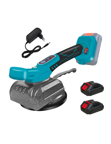 Ventosa Vibrante para Azulejos 130mm Doble Batería Recargable 21V con Maletín