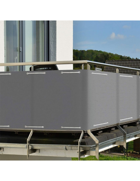 Toldo para Balcón Barandilla Cortavientos/Ocultación 500x85cm