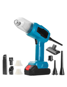 Aspiradora Coche Inalámbrica/Soplador Batería 36V con Accesorios.