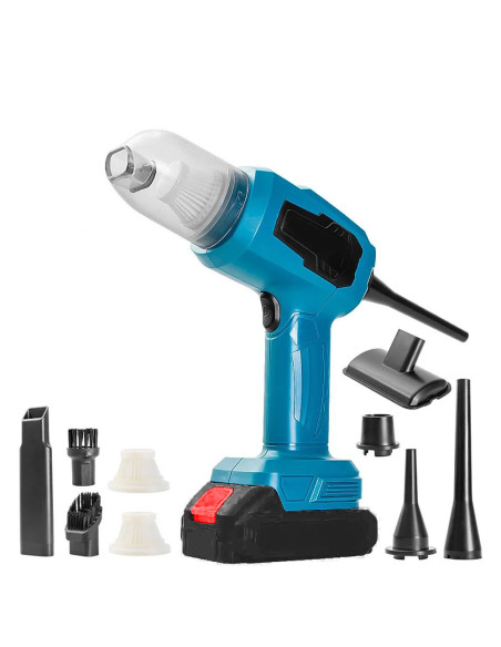 Aspiradora Coche Inalámbrica/Soplador Batería 36V con Accesorios.