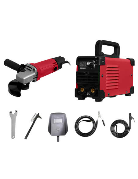 Mini Inversor de Soldadura 400A Amoladora Angular Flex 1000W de Electrodo