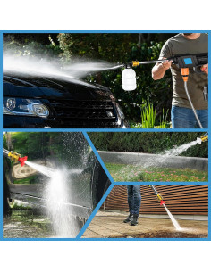 Kit Hidrolimpiadora Inalámbrica Doble Batería 48V,... 2