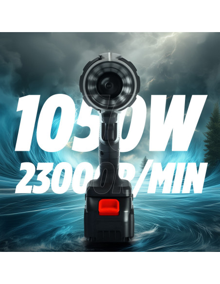 Kit Hidrolimpiadora Inalámbrica Doble Batería 48V, Soplador 1050W con Accesorios