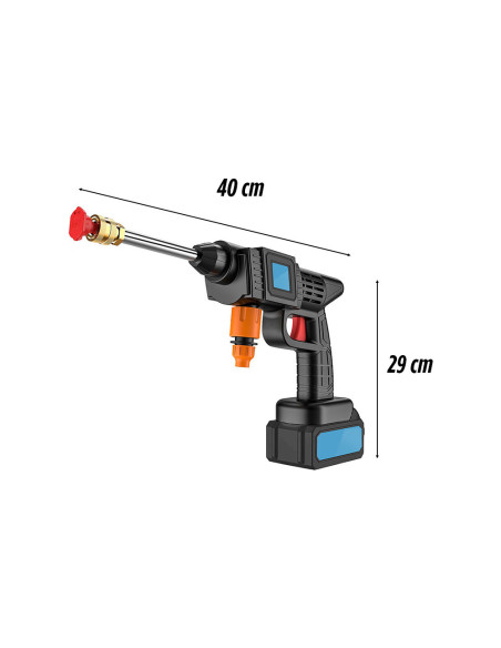 Kit Hidrolimpiadora Inalámbrica Doble Batería 48V, Soplador 1050W con Accesorios