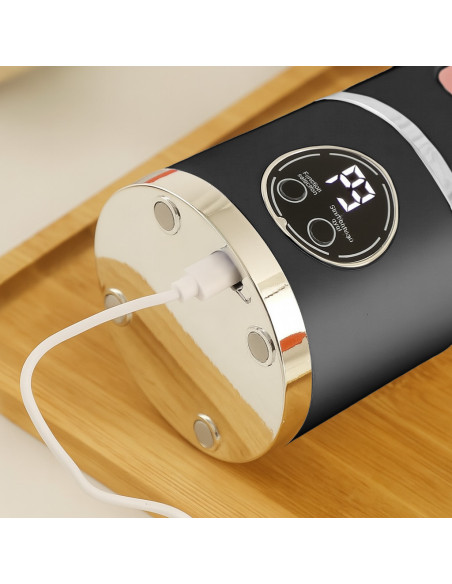 Batidora Portátil Recargable USB Inalámbrica 450ml Cuchillas de Acero