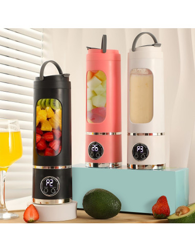 Batidora Portátil Recargable USB Inalámbrica...